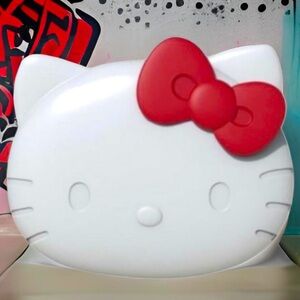 Hello Kitty Clearance Price is Firm! NIB  White Red Bow Compact Mirror LED Light